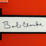 FRAMED Signed BOBBY BOB CLARKE 35x39 Philly Orange Jersey JSA COA