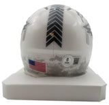 Brandon Graham Signed/Auto Salute to Service Mini Helmet Eagles Beckett 193648