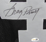 Greg Pruitt Signed/Autographed Black Oakland Raiders Football Jersey JSA 208128