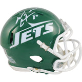 Wayne Chrebet Autographed New York Jets TB Mini Helmet Beckett Witness 50262