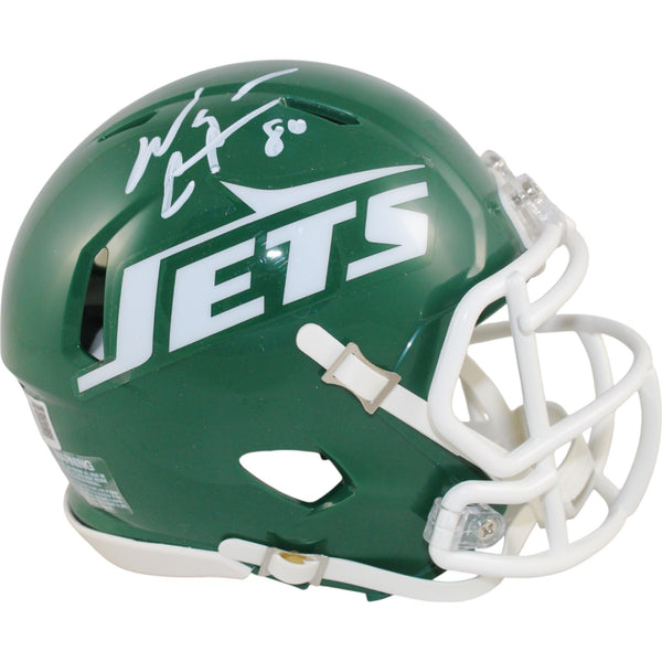 Wayne Chrebet Autographed New York Jets TB Mini Helmet Beckett Witness 50262