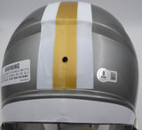 Alvin Kamara Autographed Flash Gold Full Size Helmet Saints Beckett 1W403113