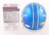 Brock Wright Signed Detroit Lions Speed Mini Helmet (JSA COA) Ex-Notre Dame T.E.