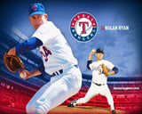 Nolan Ryan Signed Rawlings Texas Rangers Logo Baseball (PSA COA) 7 No-Hitters