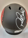 RONDE BARBER SIGNED TAMPA BAY BUCCANEERS ECLIPSE SPEED MINI HELMET BECKETT QR