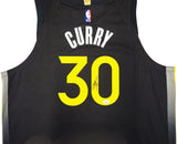 WARRIORS STEPHEN CURRY AUTOGRAPHED NIKE AUTHENTIC CITY JERSEY 52 JSA 235682