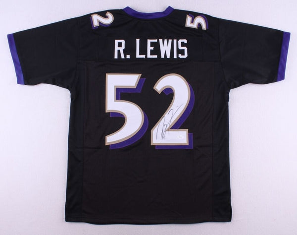 Ray Lewis Signed Ravens Jersey (JSA QR) 13xPro Bowl L.B / 2xSuper Bowl Champion