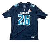 Saquon Barkley Signed Eagles Super Bowl 59 LIX Black Nike Jersey PSA 3C89576