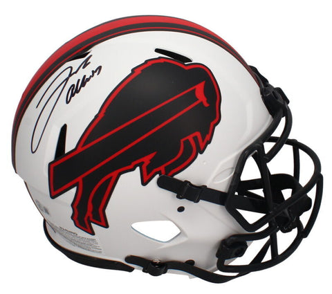 Josh Allen Autographed (Black Ink) Bills Lunar Eclipse Authentic Helmet Beckett