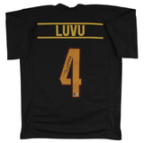 Frankie Luvu Authentic Signed Black Alternate Pro Style Jersey BAS Witnessed