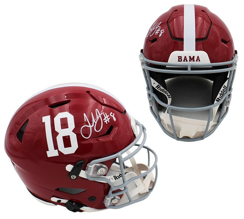 Julio Jones Signed Alabama Crimson Tide Speed Flex Authentic #18 NCAA Helmet