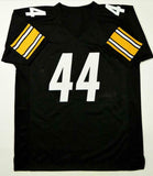 Derek Watt Autographed Black Pro Style Jersey - JSA W Auth *R4