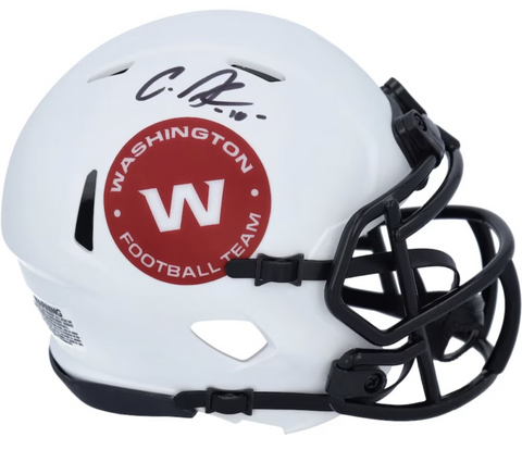 CURTIS SAMUEL Autographed Washington Football Lunar Eclipse Mini Helmet FANATICS