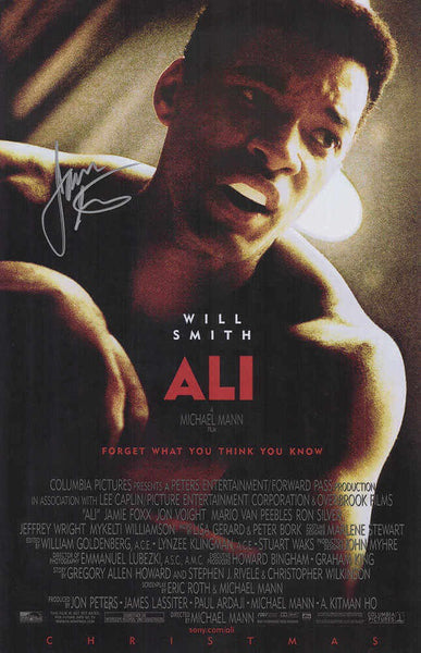 James Toney Signed Ali 11x17 Movie Poster - (SCHWARTZ SPORTS COA)