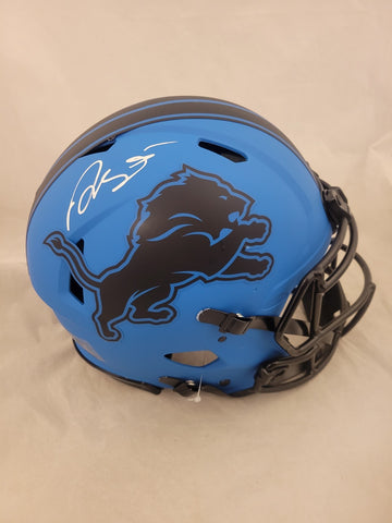 DAVID MONTGOMERY SIGNED DETROIT LIONS RAVE SPEED AUTHENTIC HELMET BECKETT QR