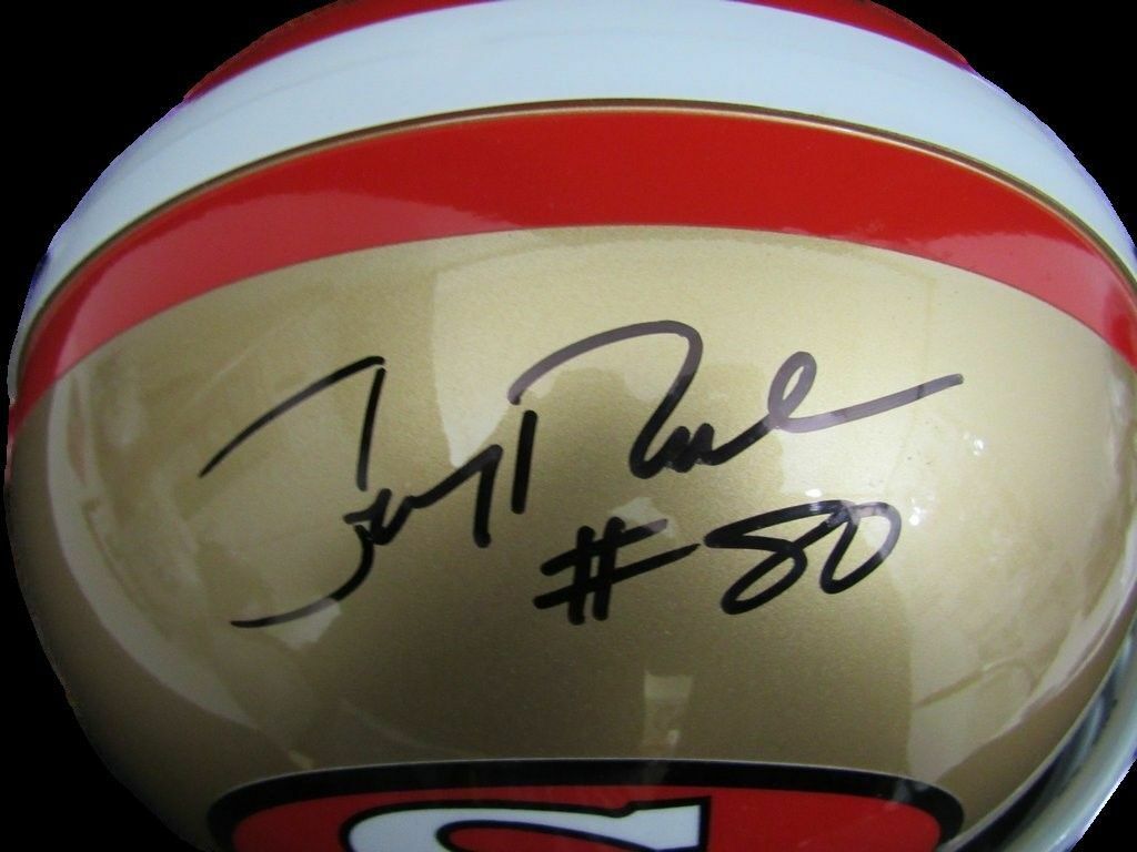Jerry Rice 49ers Autographed/Signed Proline Helmet JSA WP459013 – Super ...