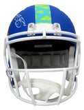 A.J. Brown Signed Full Size Replica SB LIX Blue Helmet Eagles Beckett 195537
