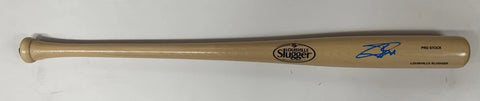 Brewers JACKSON CHOURIO Signed Louisville Slugger Blonde Bat AUTO - FAN