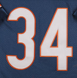 Walter Payton Signed 32x36 Custom Framed Cut Display w/Jersey & Bears Pin / PSA