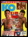 Oscar De LA Hoya Autographed Signed KO Magazine Beckett BAS QR #BK08773