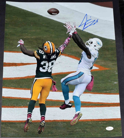 JARVIS LANDRY SIGNED AUTOGRAPHED MIAMI DOLPHINS 16x20 PHOTO JSA