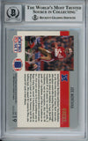 Joe Montana Autographed 1990 Pro Set #19 Trading Card Beckett 10 Slab 37554