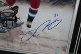 Joe Sakic & Peter Forsberg Signed 16x20 Hockey 78/333 Photo + Roy Auto Puck LSM