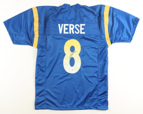 Jared Verse Signed Los Angeles Rams Jersey (Beckett) Ex Florida State Linebacker