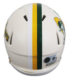 Packers Sterling Sharpe Authentic Signed Retro Speed Mini Helmet BAS Witnessed