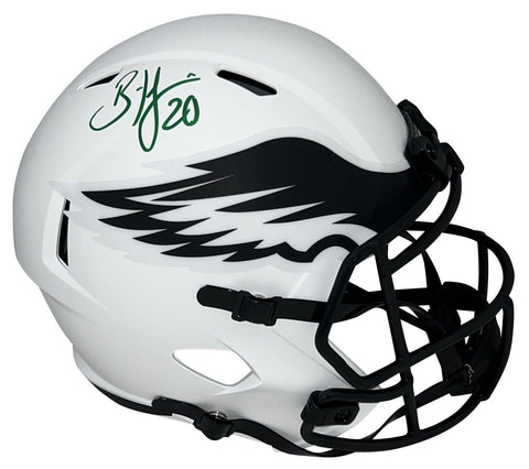 BRIAN DAWKINS SIGNED PHILADELPHIA EAGLES FULL SIZE LUNAR HELMET BECKETT
