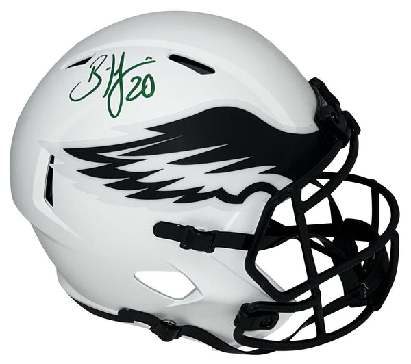 BRIAN DAWKINS SIGNED PHILADELPHIA EAGLES FULL SIZE LUNAR HELMET BECKETT