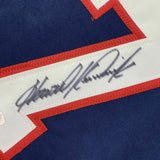 FRAMED Autographed/Signed HOWIE KENDRICK 33x42 Washington Blue Jersey JSA COA