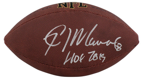 Kevin Mawae Signed Wilson Super Grip Full Size NFL Football w/HOF'19 - (SS COA)