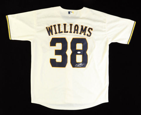 Devin Williams Signed Milwaukee Brewers Jersey (JSA COA) 2020 NL Rookie o/t Year