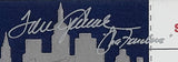 Tom Seaver Signed New York Mets 12x32 Mega Ticket MLB Canvas w/ "Franchise" Insc