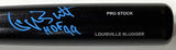Royals GEORGE BRETT Signed Louisville Slugger Black Bat AUTO w/ HOF '99 - BAS