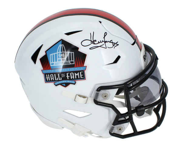 Howie Long Autographed Raiders HOF Logo Mid-Size Speedflex MIDI Helmet Beckett