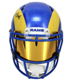 Davante Adams Autographed LA Rams Authentic Speed Helmet w/ Visor Beckett