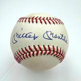 Autographed/Signed Mickey Mantle Rawlings Sweet Spot Baseball JSA 9 Graded LOA