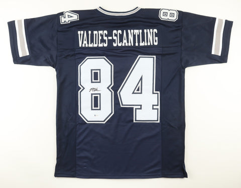Marquez Valdes-Scantling Signed Dallas Cowboys Jersey (Beckett) Journeyman W.R