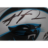 Julius Peppers Autographed Carolina Panthers VSR4 Mini Helmet HOF Beckett 48129