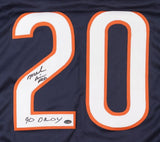 Mark Carrier Signed Chicago Bears Jersey (Schwartz Sports) 3xPro Bowl Safety