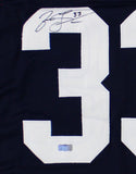 Jason Taylor Signed Akron Custom Blue Jersey