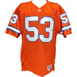 Randy Gradishar Autographed Denver Broncos Wilson 42 Orange Jersey Beckett 52848