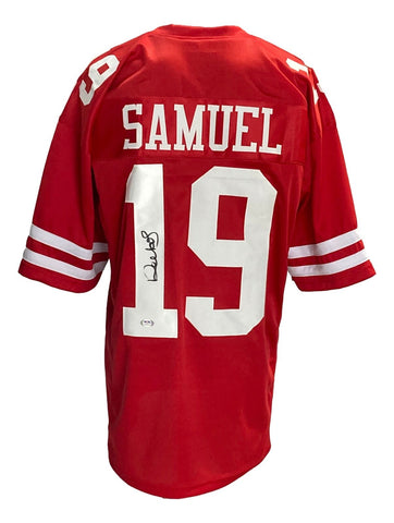 Deebo Samuel Signed Custom Red Pro-Style Football Jersey PSA Hologram