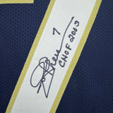 Autographed/Signed JOE THEISMANN CHOF 2003 Notre Dame Jersey JSA COA