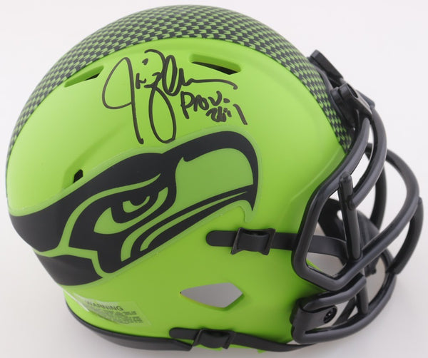 Jim Zorn Signed Seattle Seahawks Rave Mini-Helmet (JSA) 1st Ever Seahawks Q.B.