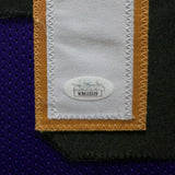 FRAMED BALTIMORE RAVENS ZAY FLOWERS AUTOGRAPHED SIGNED JERSEY JSA COA