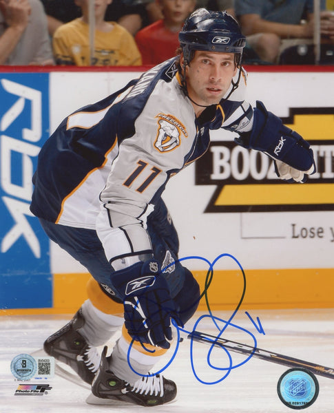 Predators David Legwand Authentic Signed 8x10 Vertical Photo BAS #BV04203