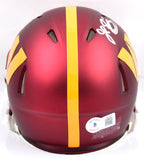 John Riggins Autographed Washington Commanders Speed Mini Helmet- Beckett W Holo